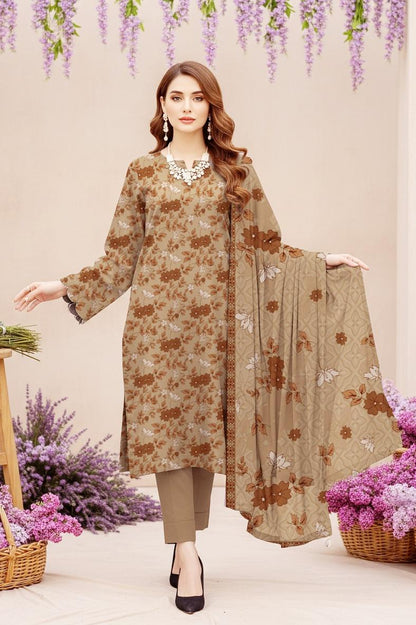Bin Saeed Premium Digital Printed Lawn 3-Piece Suit 🌸 | Chinda Arts